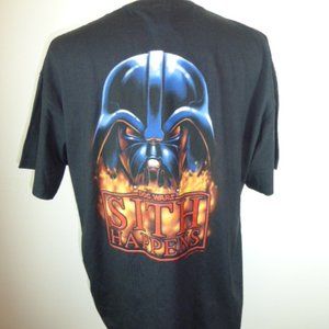 Vintage Big Dog Wynn Las Vegas Darth Vader sith happens fundraiser  t shirt xl